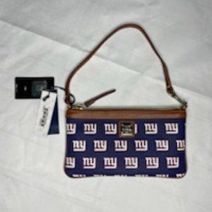 NFL Ny Giants Large Slim Wristlet- Dooney & Bourke